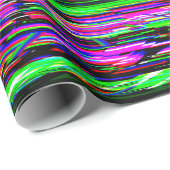 Glitch tech abstract pattern cadeaupapier (Rol Hoek)