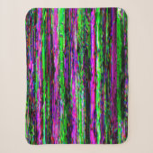 Glitch tech abstract pattern sherpa deken (Voorkant)