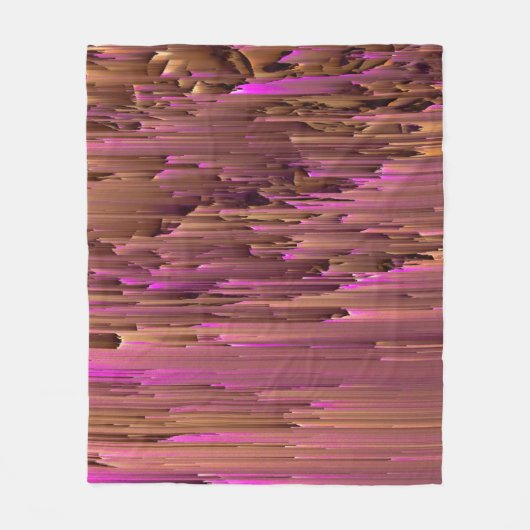 glitch Texture Overlays TV Lijst Filmsback Fleece Deken (Voorkant)