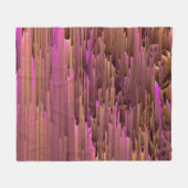 glitch Texture Overlays TV Lijst Filmsback Fleece Deken (Voorkant (Horizontaal))