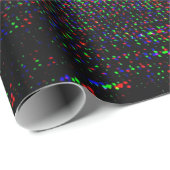 Glitch textuur op testscherm. cadeaupapier (Rol Hoek)