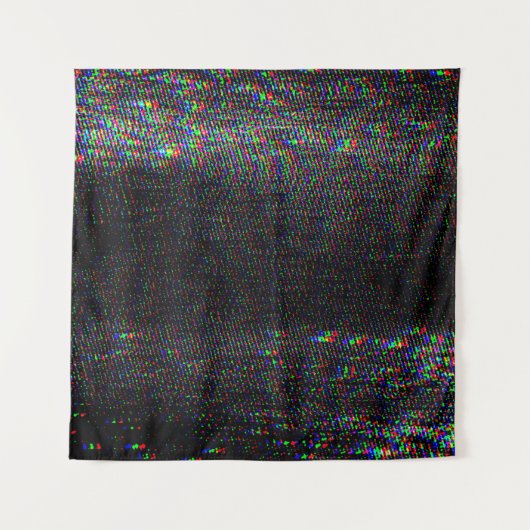 Glitch textuur op testscherm. wandkleed (Voorkant)