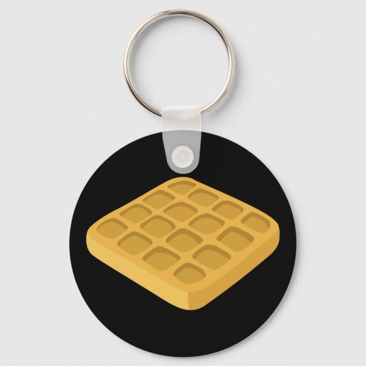 Glitch-voedselwafels Sleutelhanger (Voorkant)