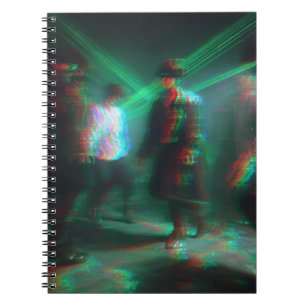 Glitchcore Laser Dance Party Notitieboek