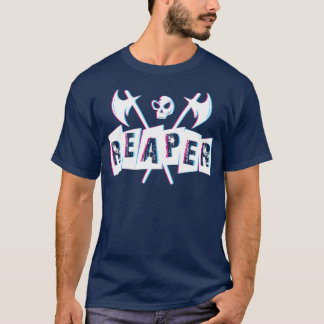 Glitched Reaper met skull Halloween special T-shirt