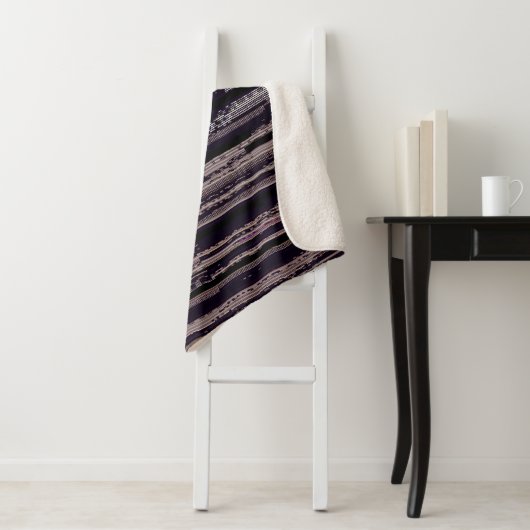 Glitched TV scherm met gebroken pixels. Abstracte  Sherpa Deken (In situ)