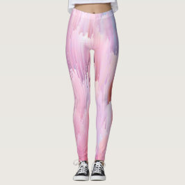 Glitches van de pastelkleur leggings