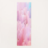 Glitches van de pastelkleur yogamat (Voorkant)