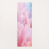 Glitches van de pastelkleur yogamat (Achterkant)