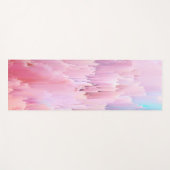 Glitches van de pastelkleur yogamat (Voorkant (horizontaal))