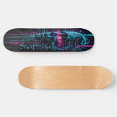 Glitchwave Skater Edition 1 Persoonlijk Skateboard (Horizontaal)