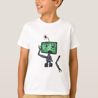 Glitchy van de robot t-shirt