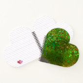 Glite glam groen glitter notitieboek of Journal! (Binnen)
