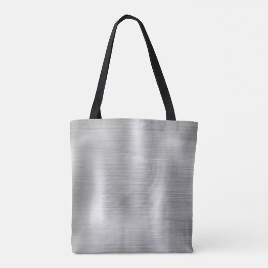 Gliter van smeedbaar metaal zilvergoud tote bag (Achterkant)