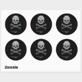 Glitsbelasting Ronde Sticker (Vel)