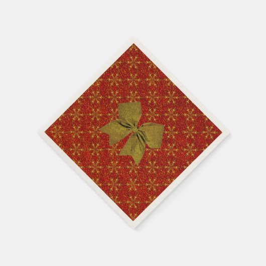 Glitskerstmis Servetten (Hoek)