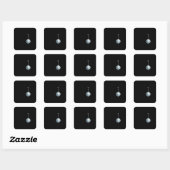 Glitsmeubelen kantelen, deco disco bal vierkante sticker (Vel)