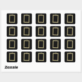 Glitsmeubelen largewalldeco vierkante sticker (Vel)