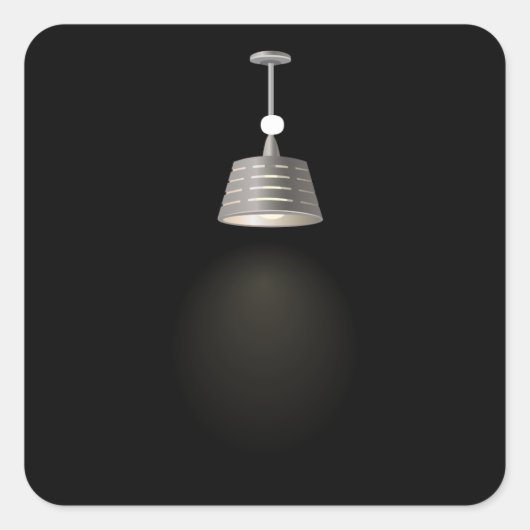 Glitsmeubelkoplamp discrete plafondlamp vierkante sticker (Voorkant)