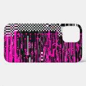 Glitsretro VHS scherm met flikkers en gebroken Case-Mate iPhone Case (Achterkant (horizontaal))