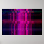Glitsstructuur van het testscherm poster (Voorkant)
