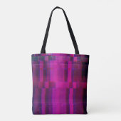 Glitsstructuur van het testscherm tote bag (Achterkant)
