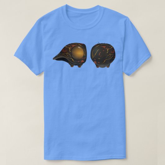 Glitsvormig Pet-trapeilmasker 2 T-shirt (Design voorkant)