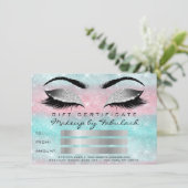 Glitte Wimpers Grijs Visagist Certificaat Cadeau (Staand voorkant)