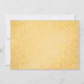 Glitter 30th Birthday Save the Date Kaart (Achterkant)