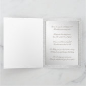 Glitter 60th Diamond Wedding Jubileum 8.5x11 Kaart (Binnen)