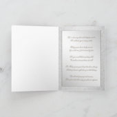 Glitter 60th Diamond Wedding Jubileum Card Kaart (Binnen)