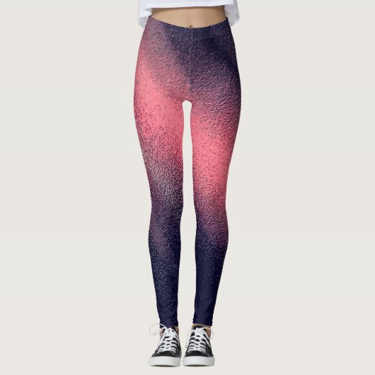 Glitter Abstract Patroon Leggings (Voorkant)