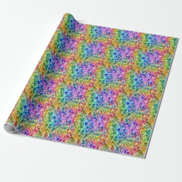 Glitter Abstracte geometrische octagon Cadeaupapier