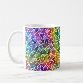 Glitter Abstracte geometrische octagon Koffiemok