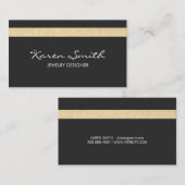 Glitter Accent Visitekaartje (Voorkant / Achterkant)