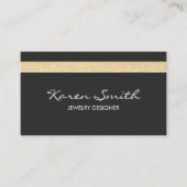 Glitter Accent Visitekaartje (Voorkant)