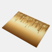 Glitter-accessoires met gouden verf, met reserveon deurmat (Schuin)