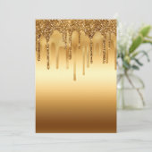 Glitter-accessoires met gouden verf, met reserveon kaart (Staand voorkant)