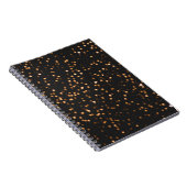 Glitter achtergrond gouden textuur notitieboek (Rechterzijde)