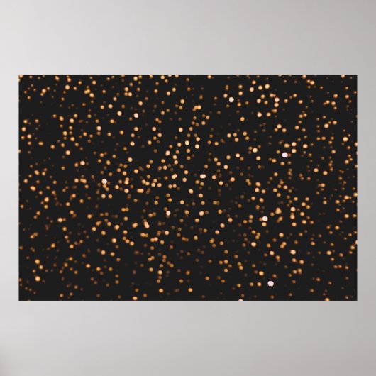 Glitter achtergrond gouden textuur poster (Voorkant)