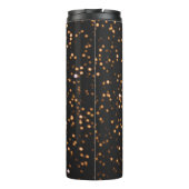 Glitter achtergrond gouden textuur thermosbeker (Achterkant)
