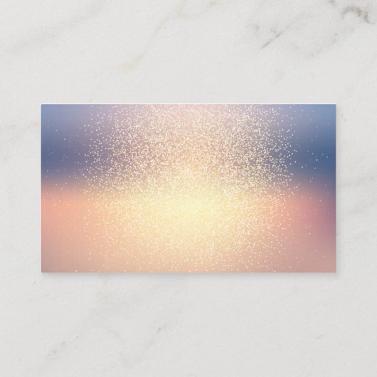 Glitter-achtergrond | Rode Nail Poolse fles Visitekaartje (Achterkant)