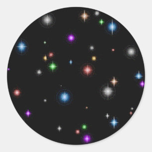 Glitter achtergronden GraphicsGrotto-45 Ronde Sticker