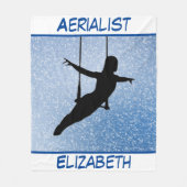 Glitter Aerialist Fleece Deken (Voorkant)
