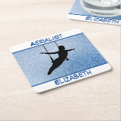 Glitter Aerialist Kartonnen Onderzetters (Schuin)