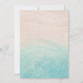 Glitter Afstudeerder Pet Hibiscus Beach Afstuderen Kaart (Achterkant)