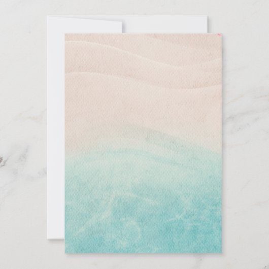 Glitter Afstudeerder Pet Hibiscus Beach Afstuderen Kaart (Achterkant)