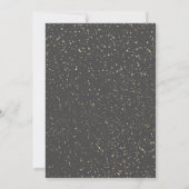 Glitter afstudeerhoed,Confetti,Martini Kaart (Achterkant)