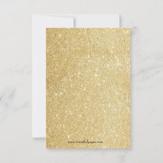 Glitter Afstuderen Aankondiging 2 Foto's 3x5 (Achterkant)