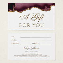Glitter Agate Gift Kaart